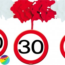 Girlanda iz papirja za 30 let Dolžina: 4m Girlanda iz papirja za 30 let Dolžina: 4m